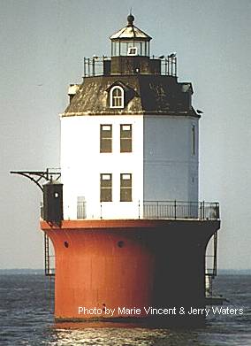 Baltimore Light is an example of a caisson design