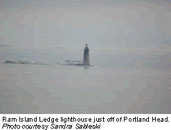 Ram Island Ledge Light.