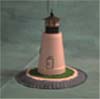 Picture of completed lighthouse craft project